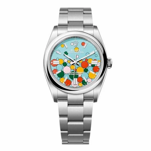 Rolex Oyster Perpetual 36 Stainless Steel / Turquoise Celebration 126000-0009 (M126000-0009)